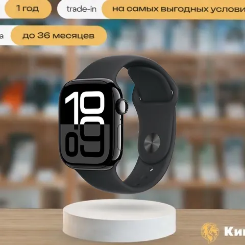 Apple Watch S10 42mm Jet Black Sport Loop, чёрный — фото товара