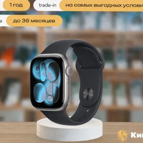 Apple Watch S11 42mm Space Gray Sport Band (M/L), серый — фото товара