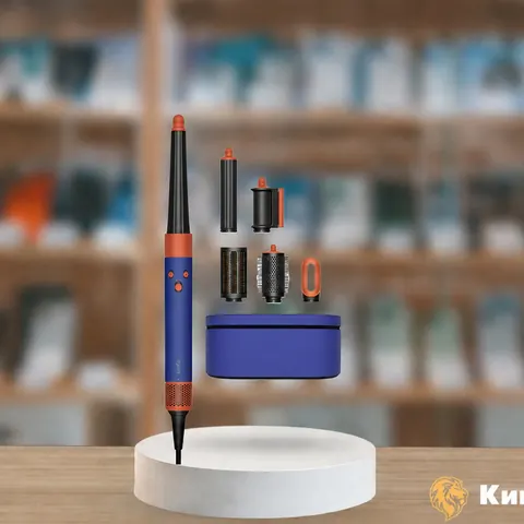 Стайлер Dyson HS08 Long Vinca Blue (с диффузором), синий, европейская версия — фото товара