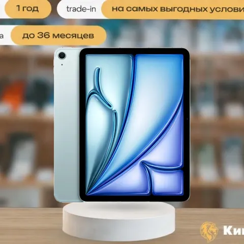 iPad Air 11 M3 128GB Blue Wi-Fi, Голубой — фото товара