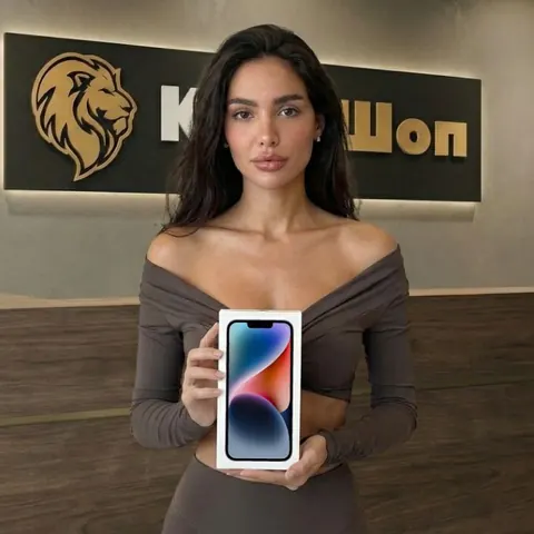iPhone 14, 512 ГБ, SIM + eSIM, голубой — фото товара