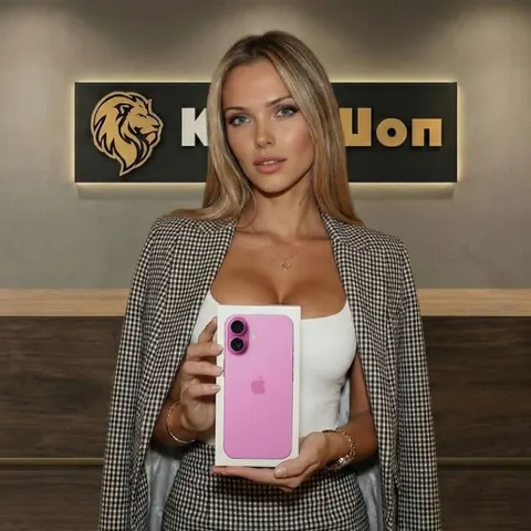 iPhone 16, 128 ГБ, SIM + eSIM, розовый — фото товара