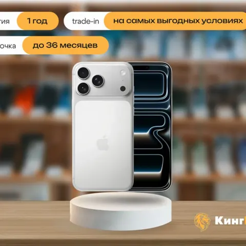 iPhone 17 Pro, 256 ГБ, SIM + eSIM, серебристый — фото товара