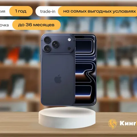 iPhone 17 Pro Max, 2048 ГБ, eSIM, синий — фото товара