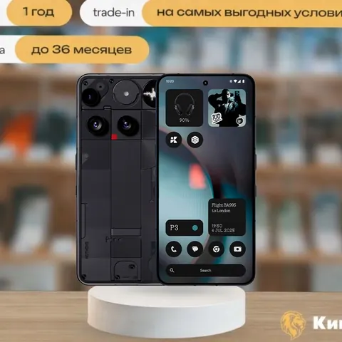 Nothing Phone 3 16/512 Black, SIM + eSIM, черный — фото товара
