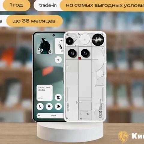 Nothing Phone 3 16/512 White, SIM + eSIM, белый — фото товара