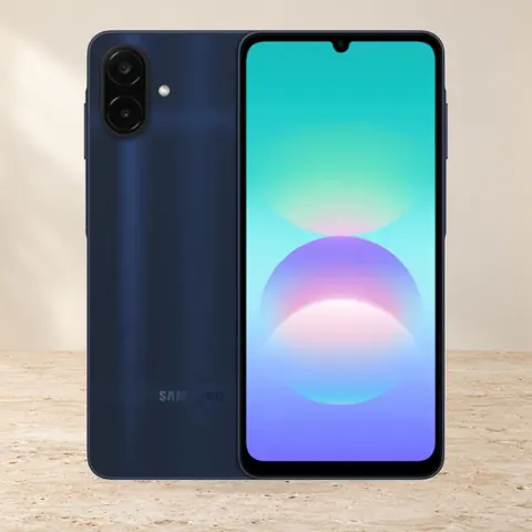 Samsung Galaxy A08 4/128 Blue, SIM + eSIM, синий — фото товара