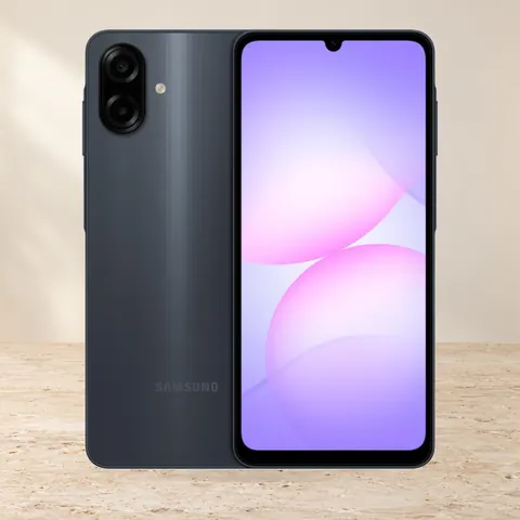 Samsung Galaxy A07 4/128 Black, SIM + eSIM, черный — фото товара