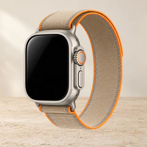 Apple Watch Ultra 4 49mm Natural Ti Sand Trail Loop M/L, серый — фото товара