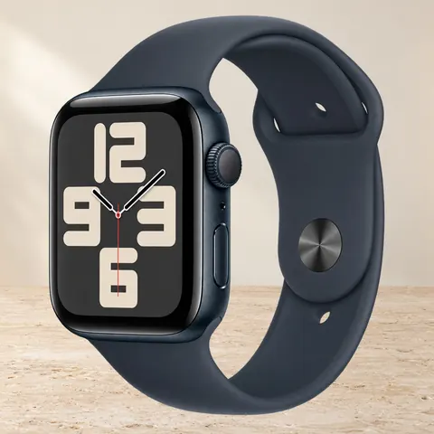 Apple Watch SE2 2024 44mm Midnight Sport Band (S/M), чёрный — фото товара