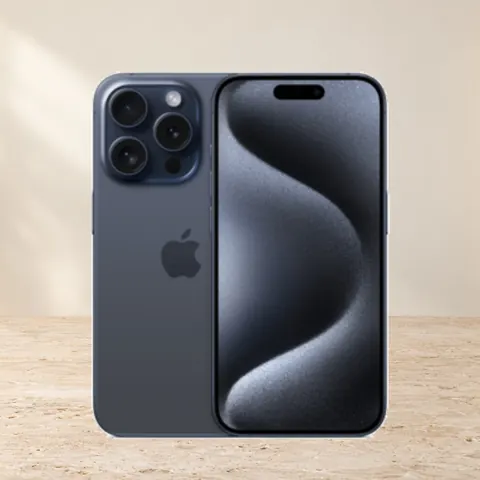iPhone 15 Pro, 128 ГБ, SIM + eSIM, синий — фото товара