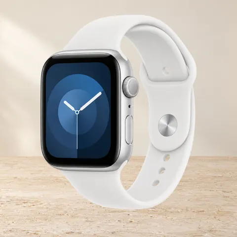 Apple Watch SE2 2023 44mm Silver Sport Band (S/M), серебряный — фото товара