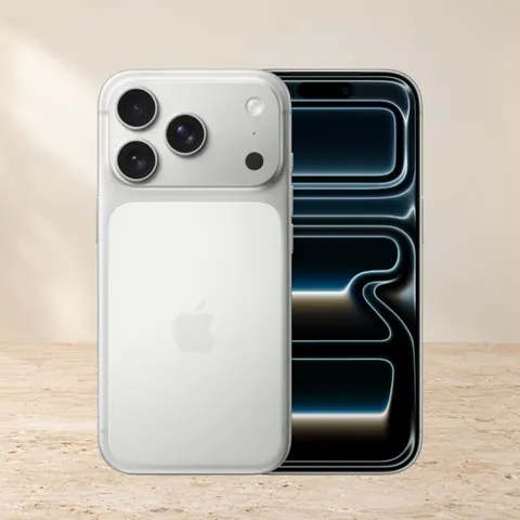 iPhone 17 Pro, 256 ГБ, SIM + eSIM, серебристый — фото товара
