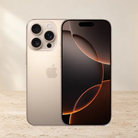 iPhone 16 Pro, 128 ГБ, eSIM, золотистый — фото товара