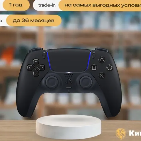 Геймпад Sony DualSense Midnight Black для PS5, чёрный — фото товара