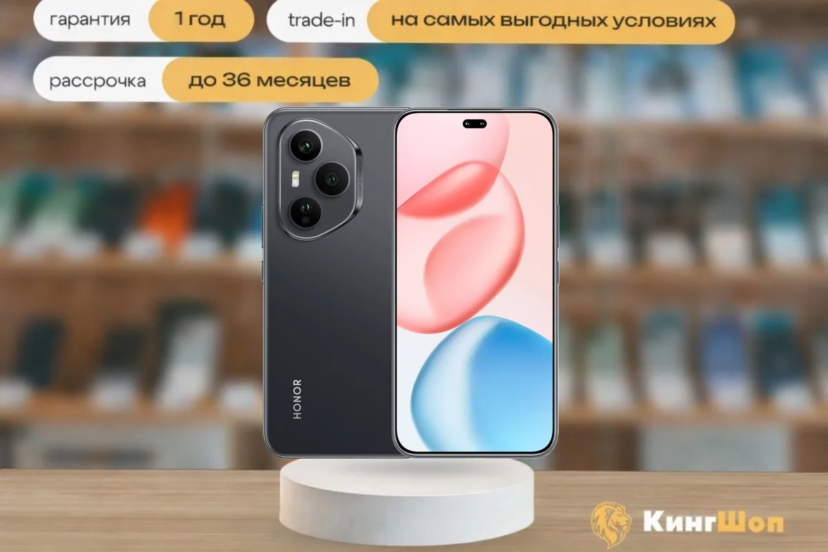 Honor 400 12/256 Black, SIM + eSIM, черный — фото товара