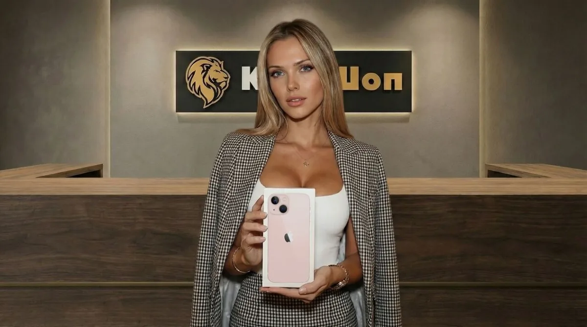 iPhone 13, 128 ГБ, SIM + eSIM, розовый — фото товара