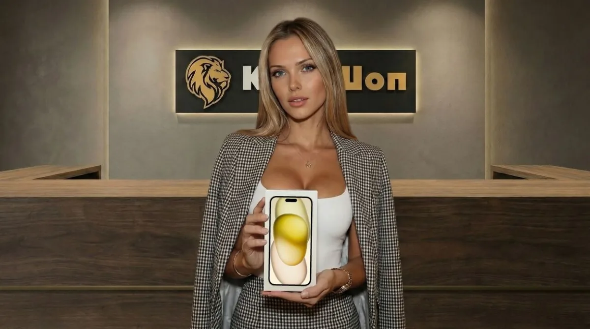 iPhone 15 Plus, 256 ГБ, SIM + eSIM, желтый (Yellow) — фото товара