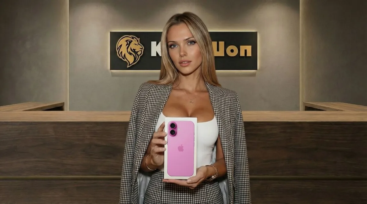 iPhone 16, 256 ГБ, SIM + eSIM, розовый (Pink) — фото товара
