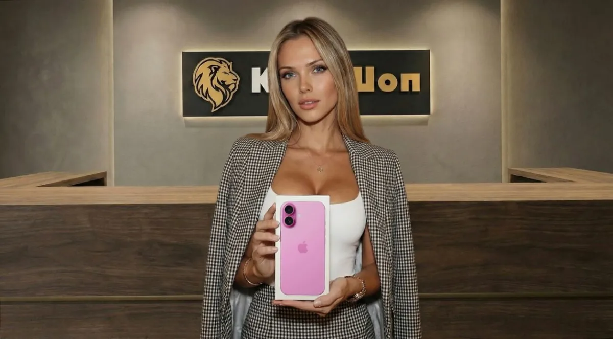 iPhone 16 Plus, 128 ГБ, SIM + eSIM, розовый (Pink) — фото товара