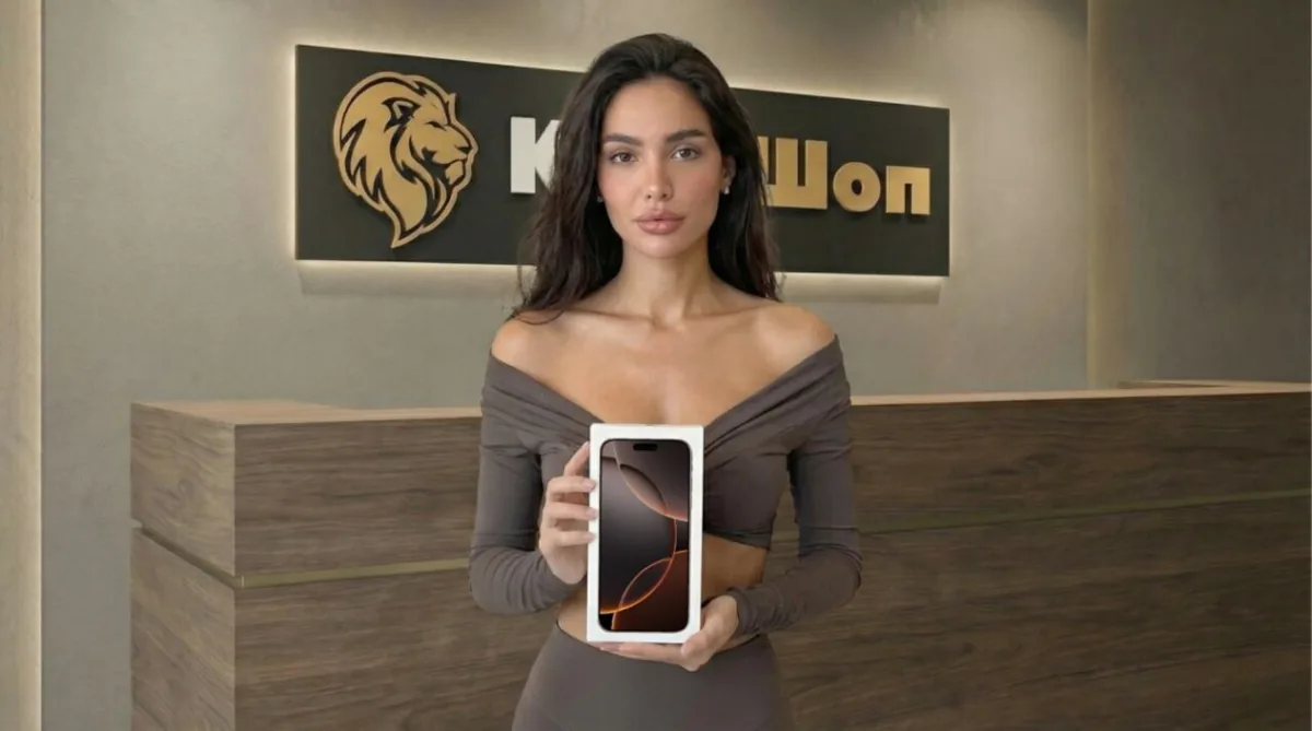 iPhone 16 Pro, 256 ГБ, SIM + eSIM, золотистый — фото товара