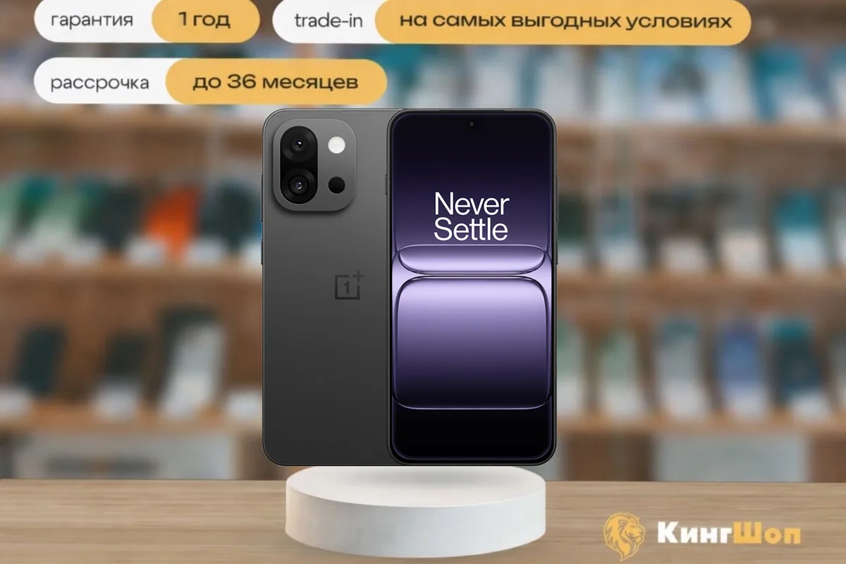 OnePlus 13S 12/512 Black, SIM + eSIM, черный — фото товара