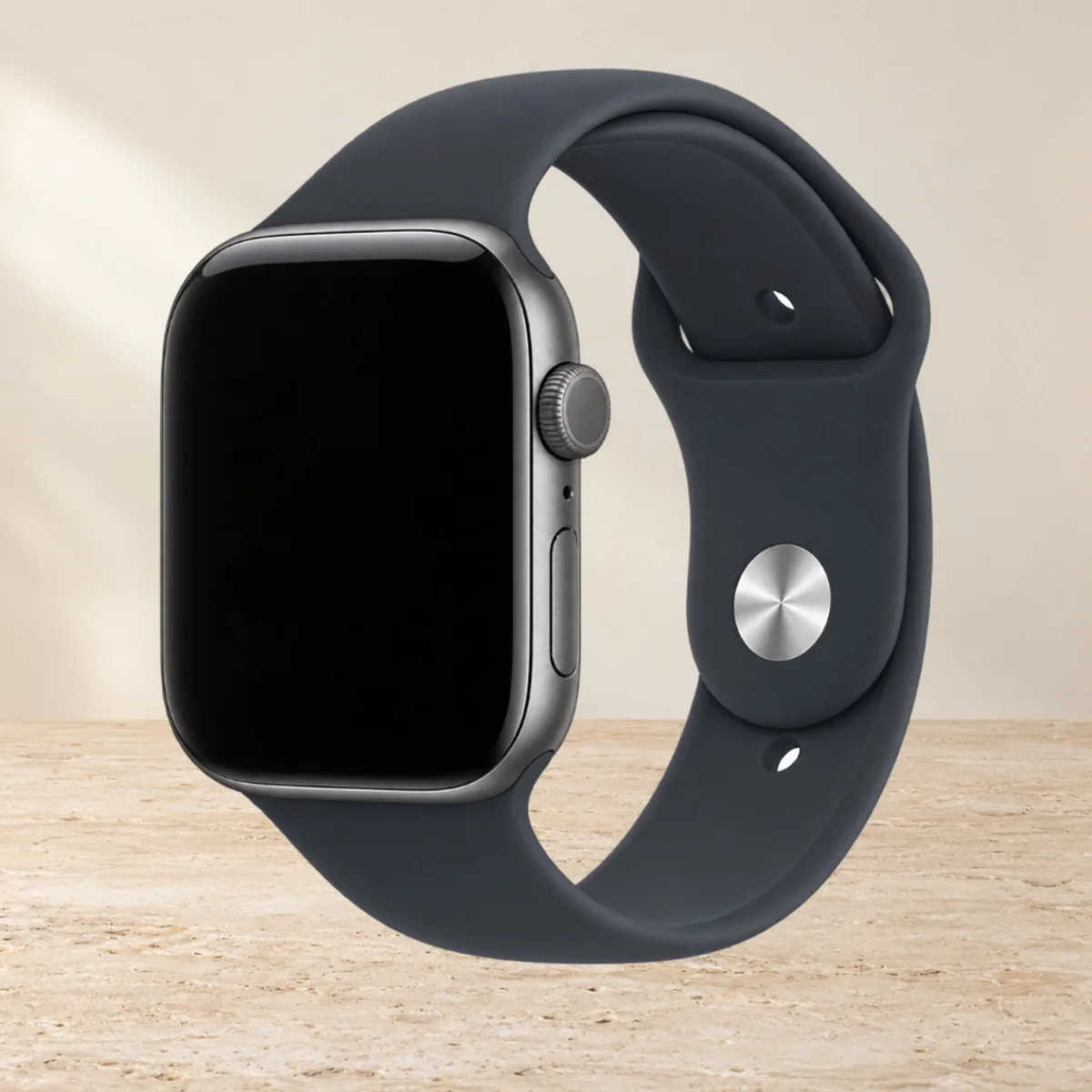 Apple Watch S12 42mm Space Gray Sport Band (S/M), серый — фото товара