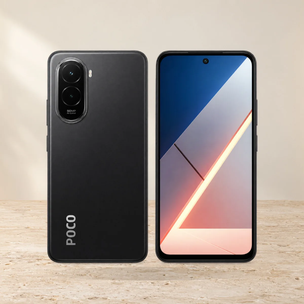 Poco M7 8/256 Black, SIM + eSIM, черный — фото товара