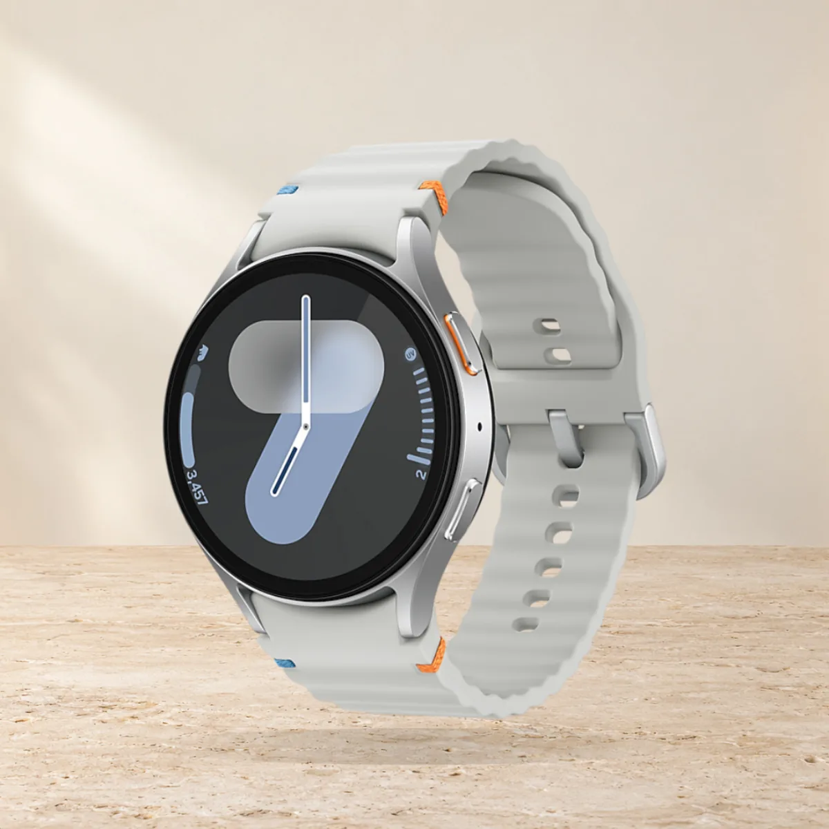 Samsung Galaxy Watch 7 44mm Silver LTE, серебряный — фото товара