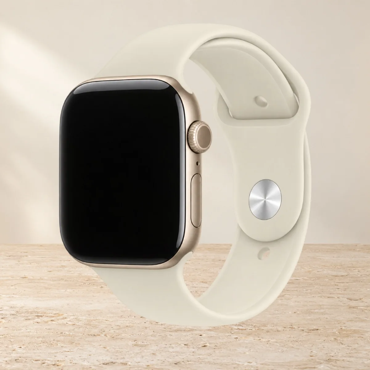 Apple Watch S12 46mm Gold Sport Band (M/L), золотой — фото товара