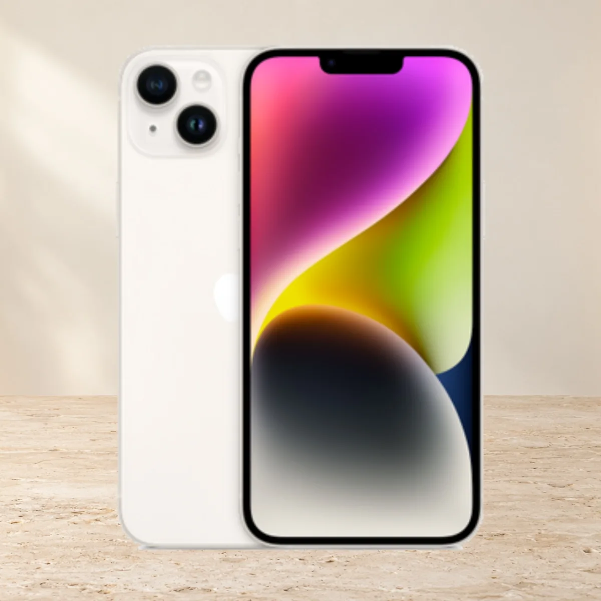 iPhone 14 Plus, 512 ГБ, SIM + eSIM, белый (Starlight) — фото товара