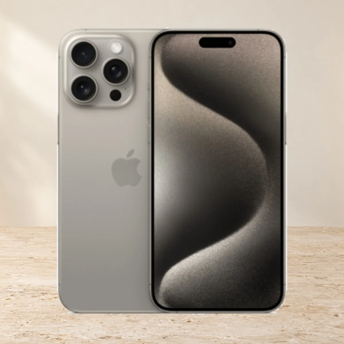 iPhone 15 Pro Max, 256 ГБ, eSIM, серый (Natural) — фото товара