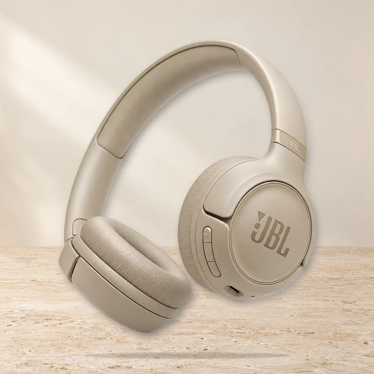 JBL Tune 530BT Beige, бежевый — фото товара