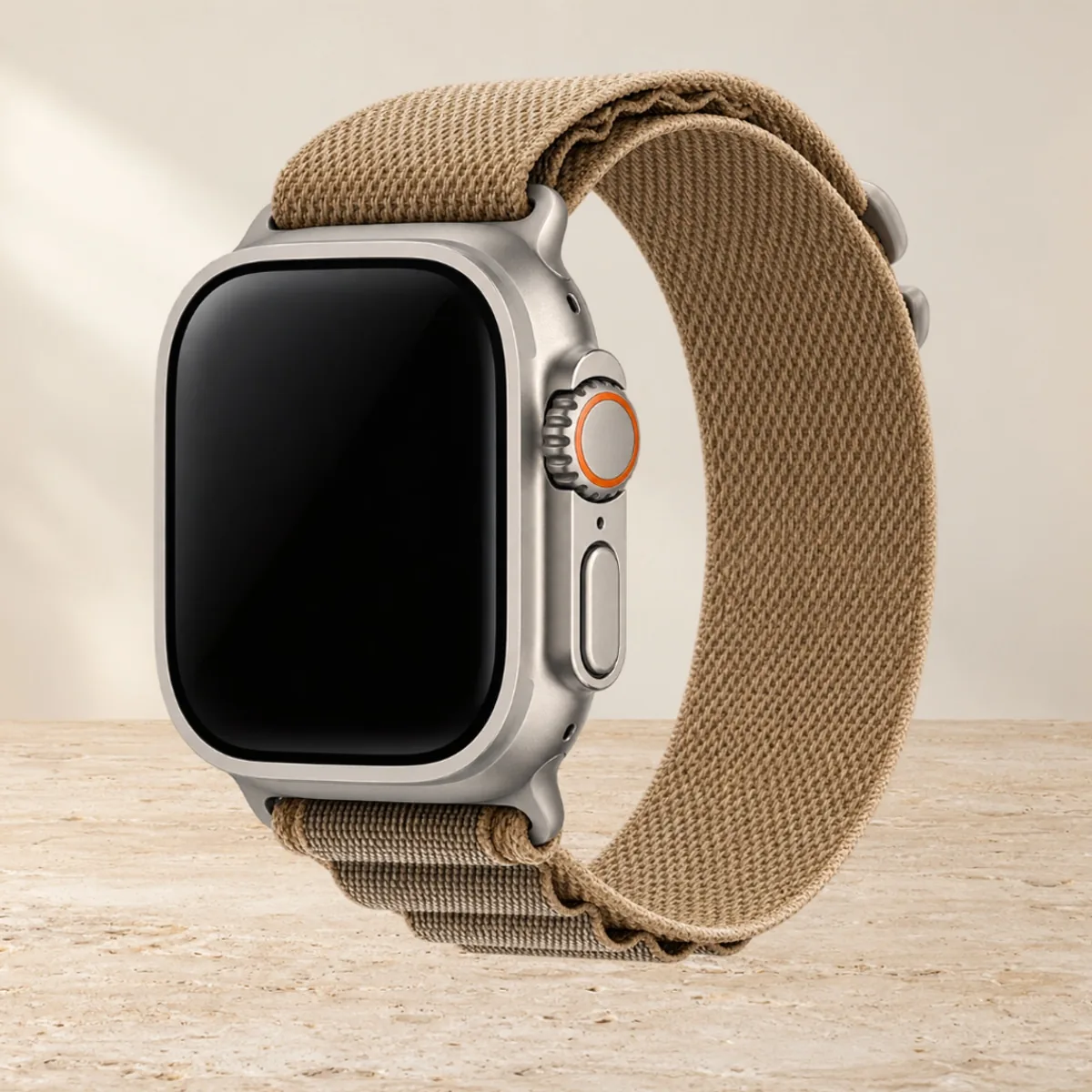 Apple Watch Ultra 4 49mm Natural Ti Desert Alpine Loop Large, серый — фото товара